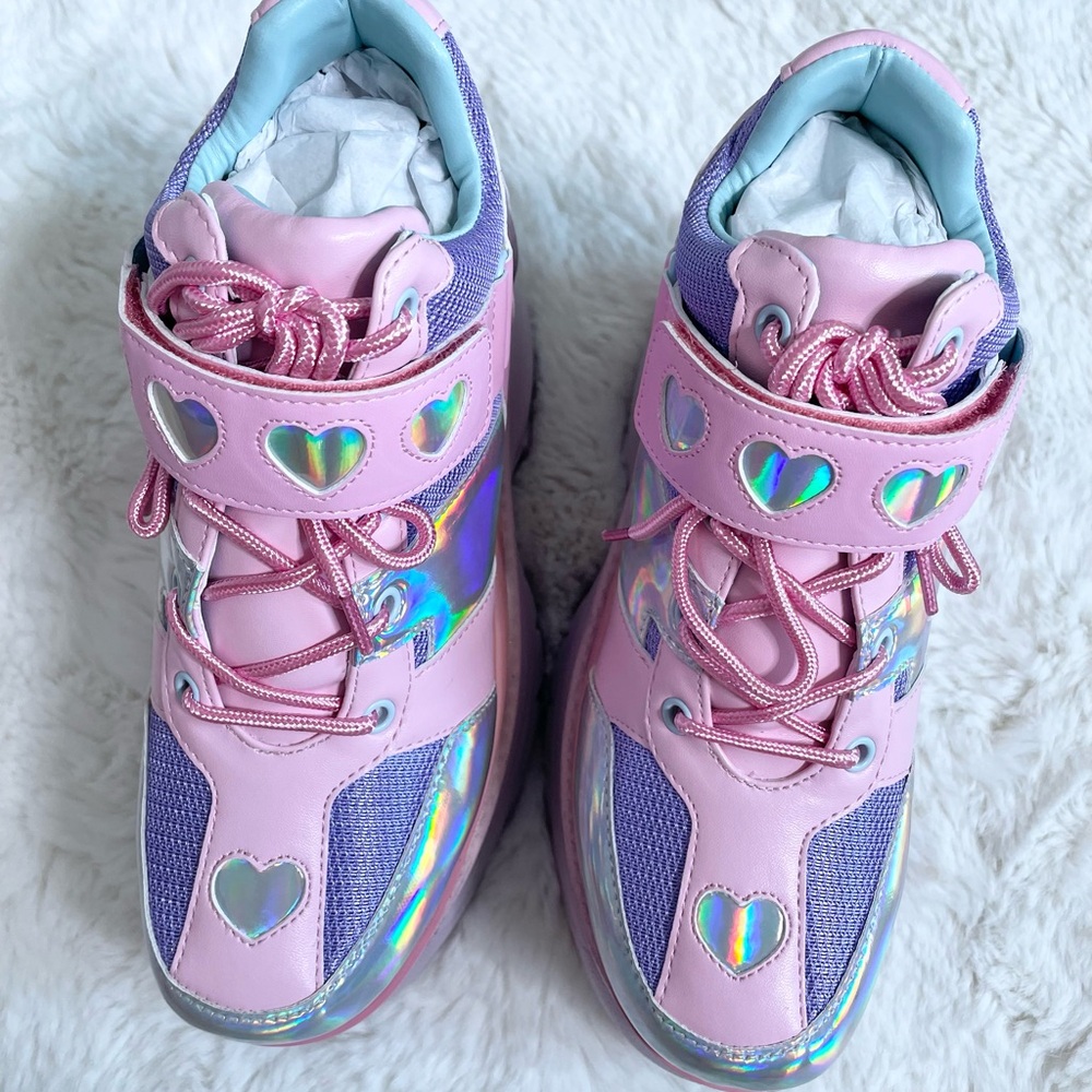 Sugar Thrillz Fairywalker platform sneakers NWT size 7